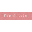 Spring for Coffee "Fresh Air" Word Art Snippet