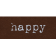 Spring for Coffee "Happy" Word Art Snippet