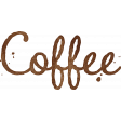 Spring for Coffee "Coffee" Word Art 