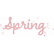 Spring for Coffee "Spring" Word Art 