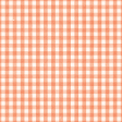 SerendipiTea Orange Gingham Paper 