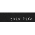 Surrender Mixed Media This Life Word Art Snippet 
