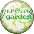 Berry Sweet Bee "Growing Garden" Button