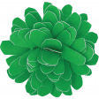 Berry Sweet Bee Green Flower