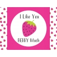 Summer Lovin-Journal Card Strawberry