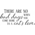 Kitty Love Word Art - No Bad Days