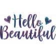 Hello Beautiful Word-art