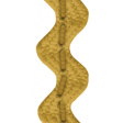 Gray Skies Are Gonna Clear Up_Gold Ric-Rac with Stitching