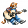Cat Guitar 2