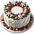Summertime Christmas Cake 1