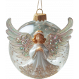 Christmas Glass Angel Tree Ornament 6