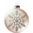 Christmas Glass Snowflake Ornament 3