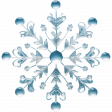 Christmas Glass Snowflake 4