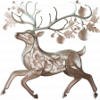 Christmas Glass Reindeer 2