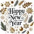 New Year Word Art 1