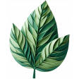 Papercraft Leaf 13