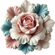 On A Winter's Day Porcelain Flower 2