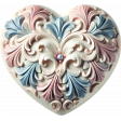 On A Winter's Day Porcelain Heart 2