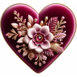 Silky Velvet Heart 4
