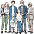 We Are Family Clipart 4