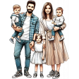 We Are Family Clipart 11
