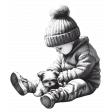 We Are Family Child Sticker 2