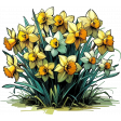 Spring Garden Flowers 1