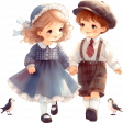 Vintage Vibes Boy & Girl 2