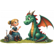Girl & Dragon Element 18