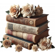 Vintage Book Stack 5