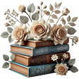 Vintage Book Stack 6