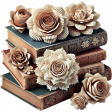 Vintage Book Stack 7