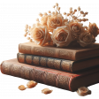 Vintage Book Stack 8