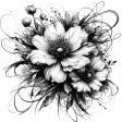MM4-Bloom Scribble Flower 1