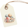 Beach Daze Balsa Wood Tag 1