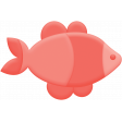 Mar 2023 Letter Design Challenge_Fish 1_Coral