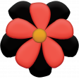 Mar 2023 Letter Design Challenge_Flower Two Tone