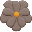 Mar 2023 Letter Design Challenge_Flower 1_Tan