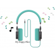 My Happy Place_Journal Card_Headphones