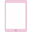 My Happy Place_Tablet Frame_Pink