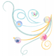 Tranquility Flourish and Flower Bubble Element
