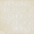 Vintage Winter Flourish Tan and Cream Paper