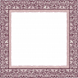Vintage Winter Decorative Frame Element