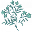 My Days Patterned Inset Flower  Element