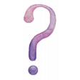 Just so Posh Two-toned Question Mark Element