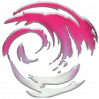 Just For Fun Big Pink Swirl Element