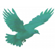 Believe Textured Flying Dove Element