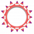 Halloween Candy Corn Frame Element