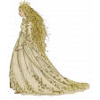 Vintage Modified Story Teller Glitter Princess Element