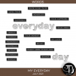 My Everyday: July 2021 Words